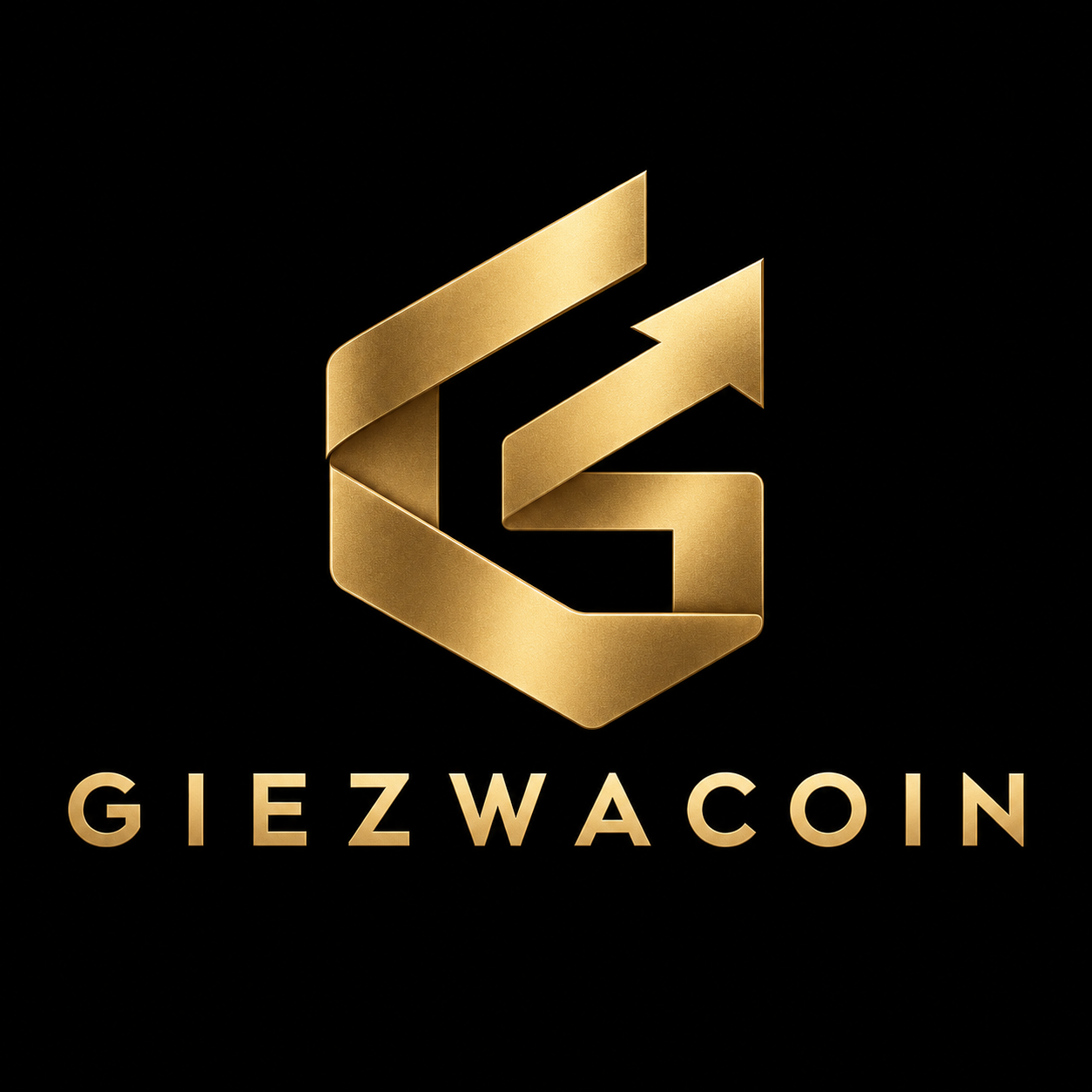 New angular gold GiezwaCoin logo